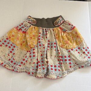 Matilda Jane Serendipity Dairy Queen Gabbi Girls Size 8 Skirt